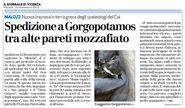 16-11-2010 Il Giornale di Vicenza-Spedizione a Gorgopotamo.